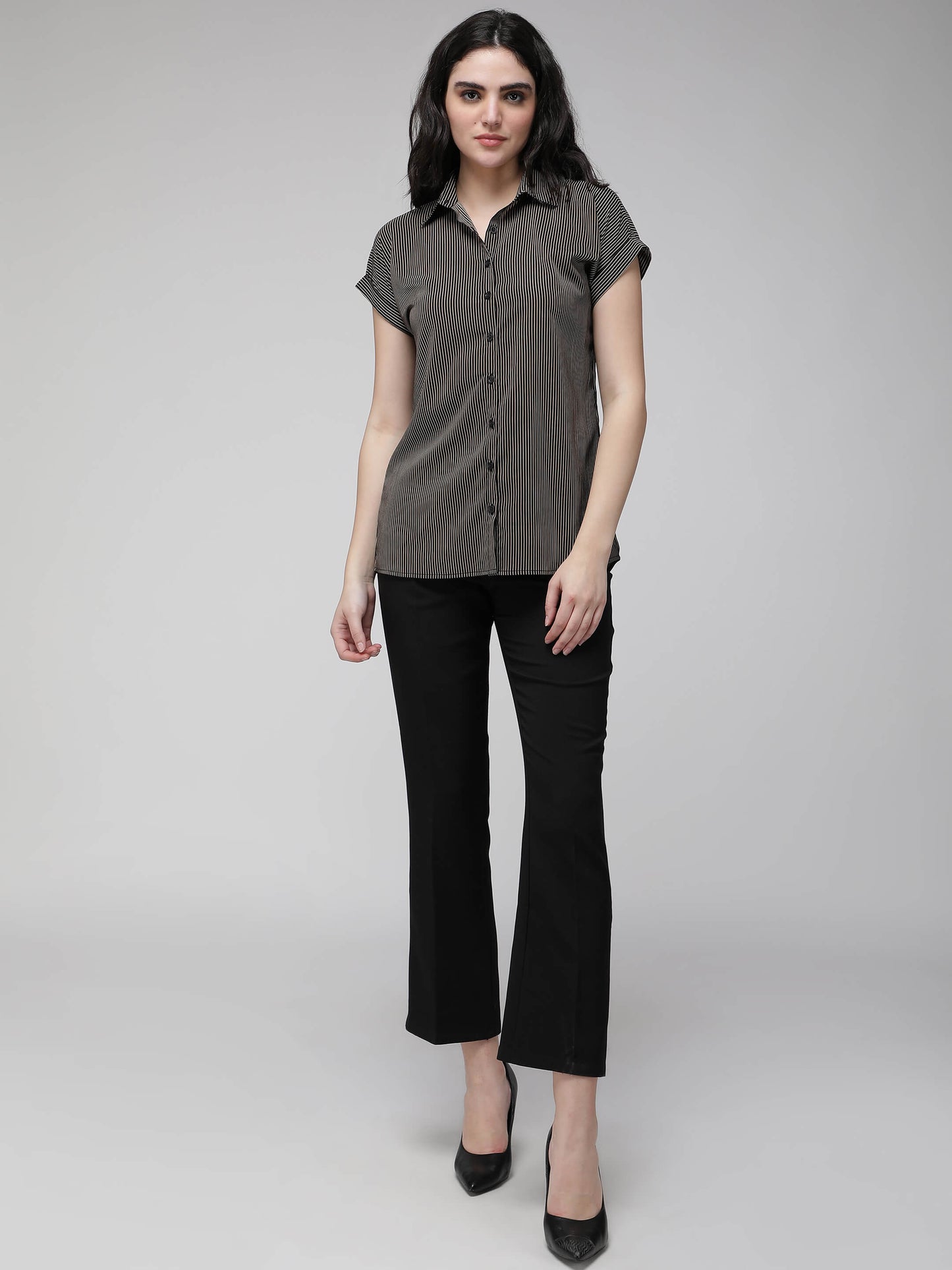 black shirt