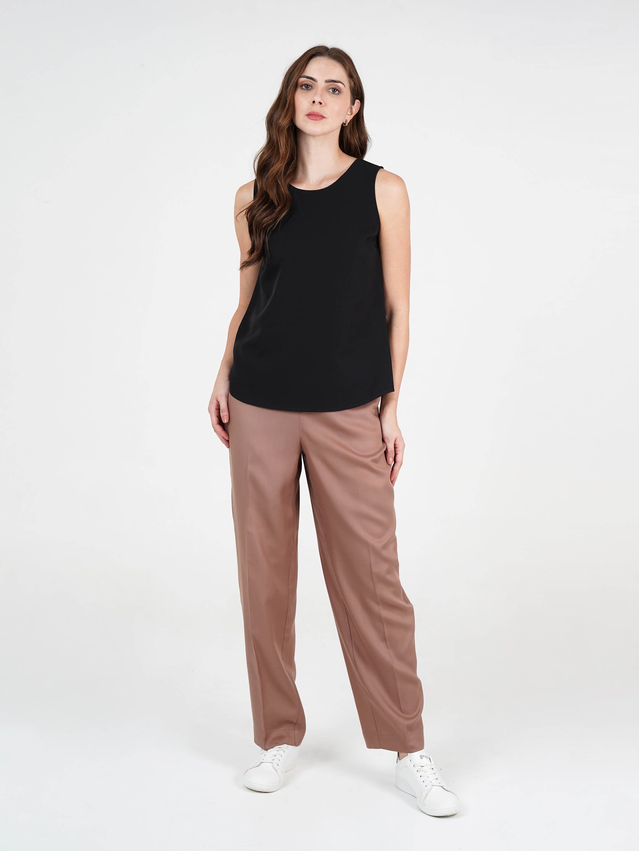 Womens peach twill pant – IDK® Couture