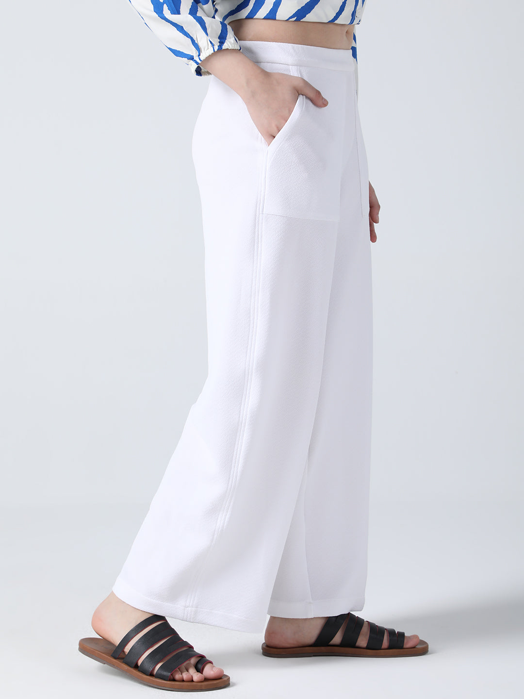 Wide leg Crepe pants IDK Couture – IDK® Couture