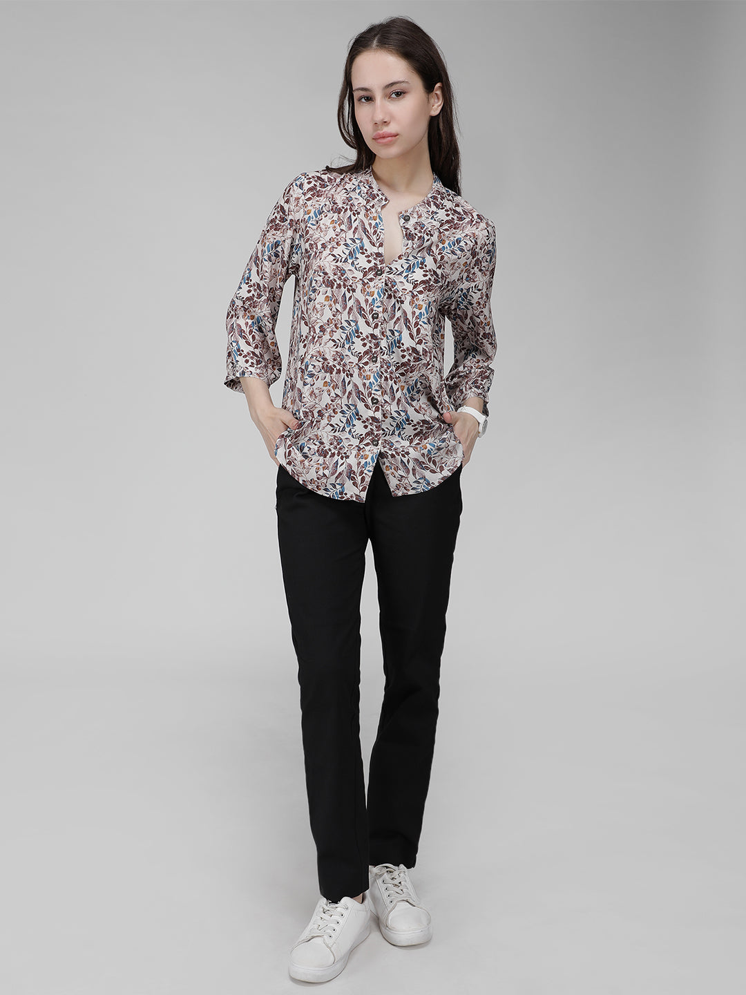 Ditsy print shirt