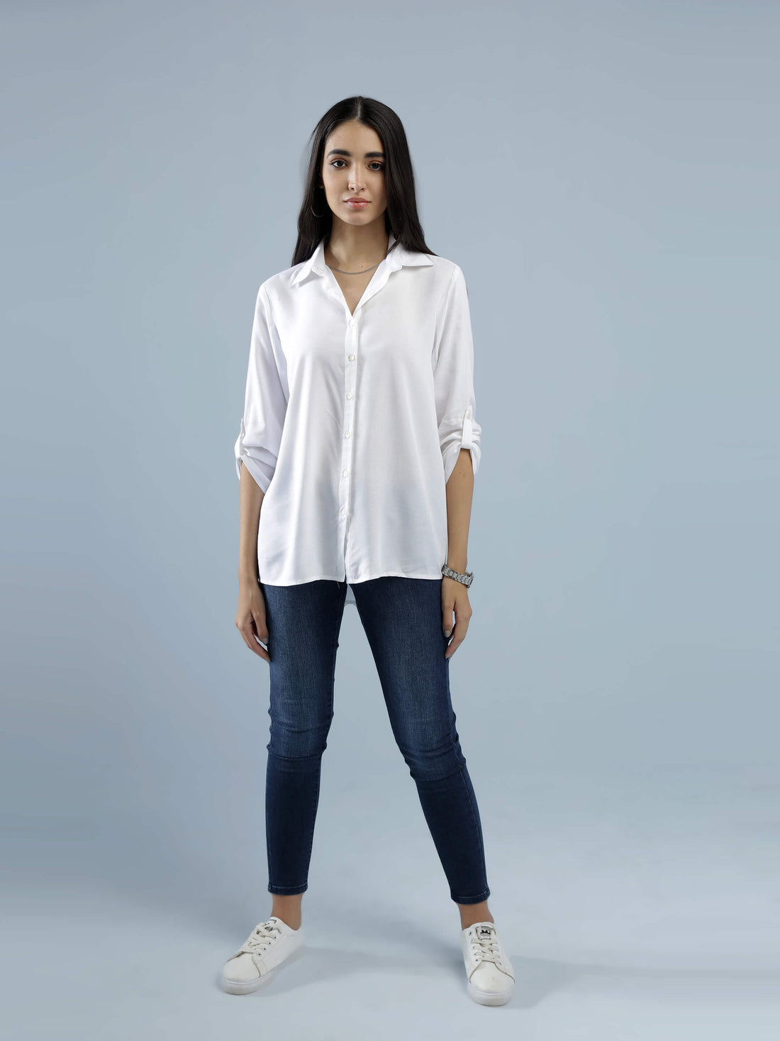 White loose-fit Shirt