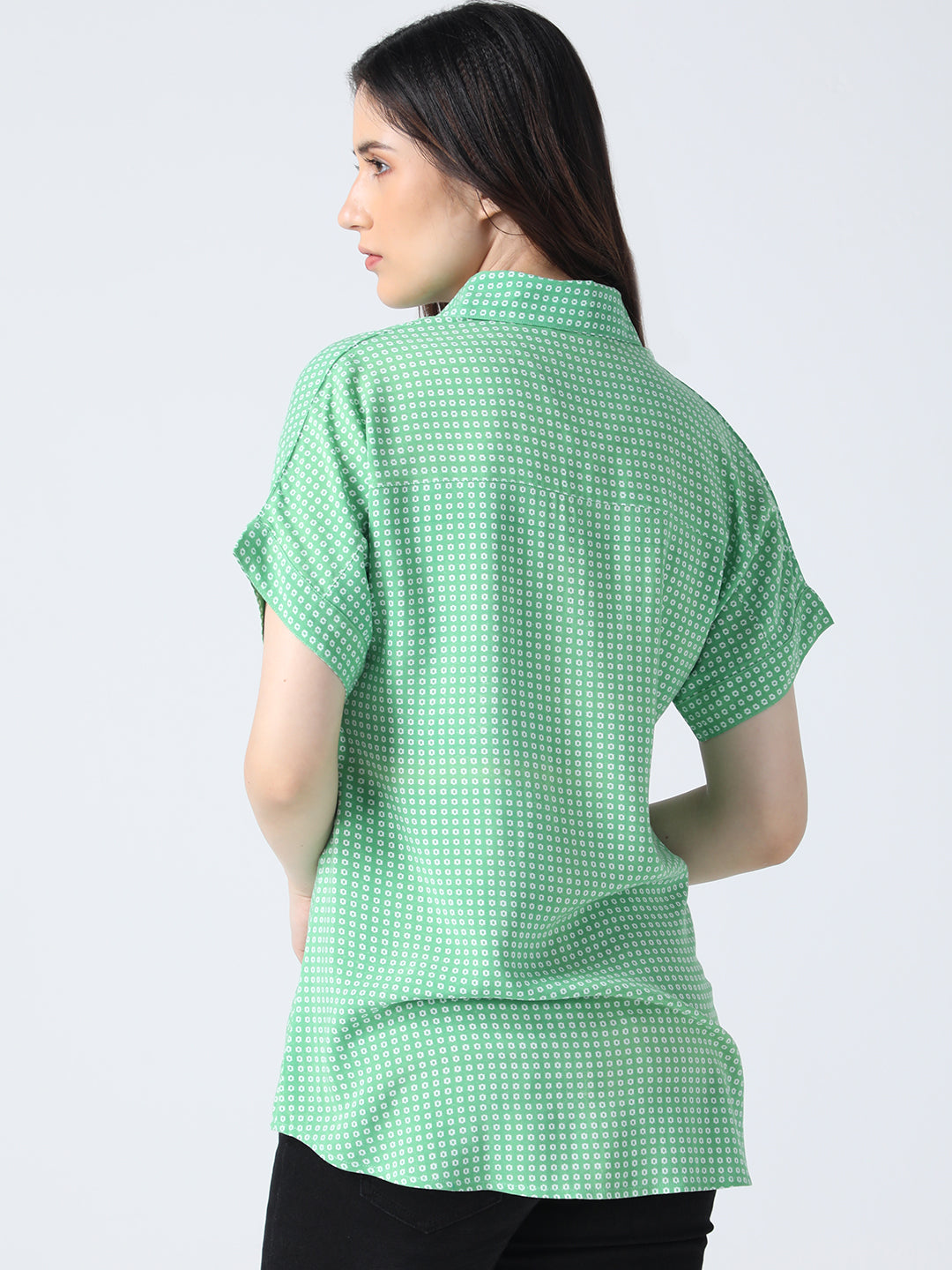 Green Rayon Shirt