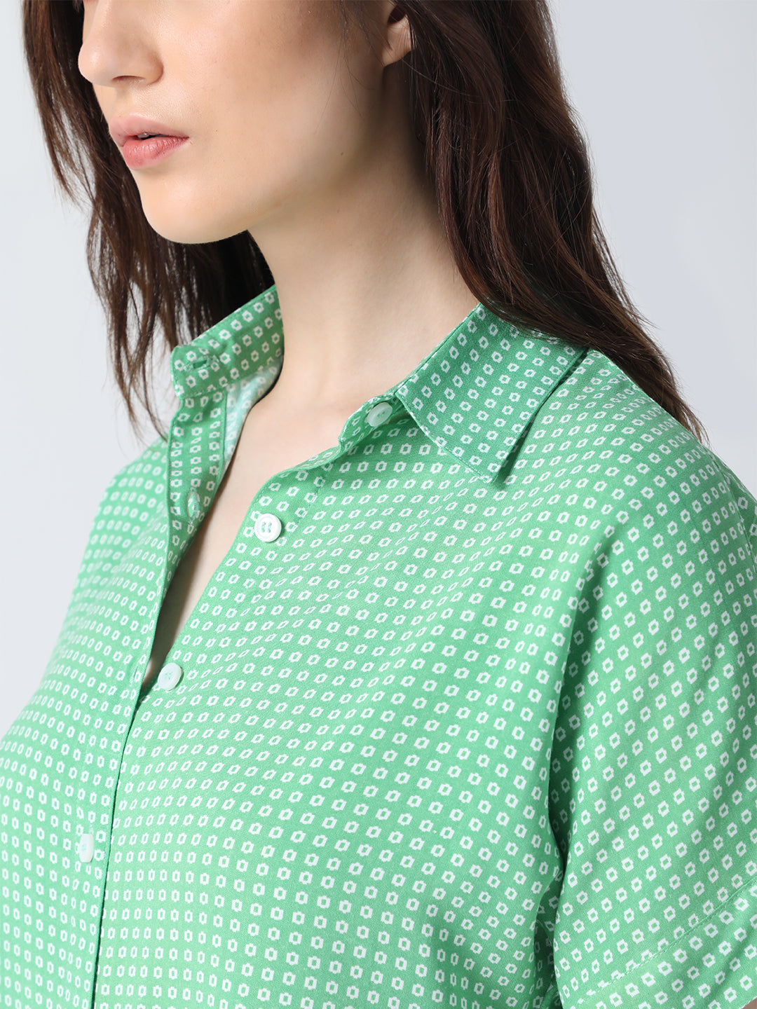 Green Rayon Shirt