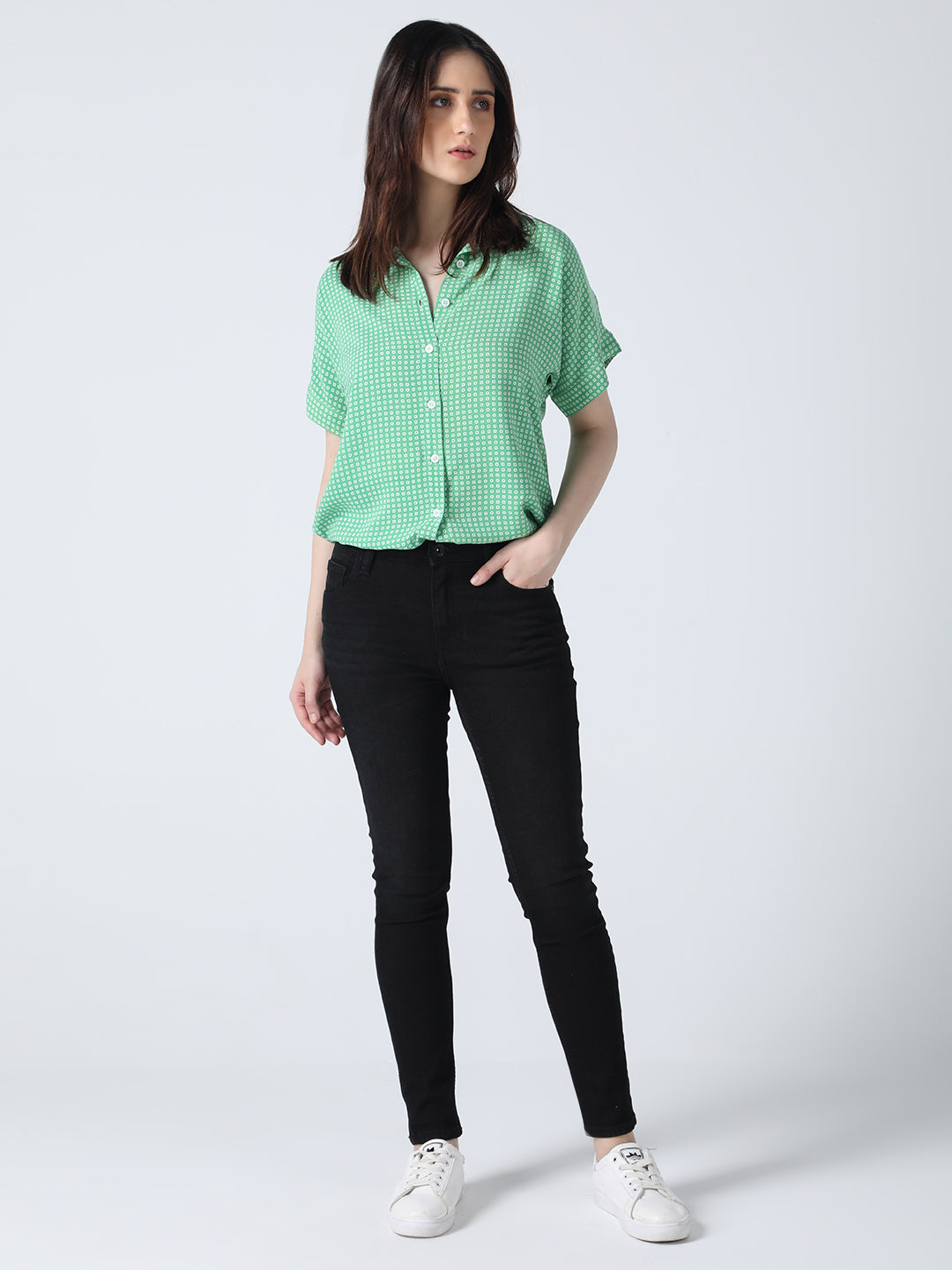 Green Rayon Shirt