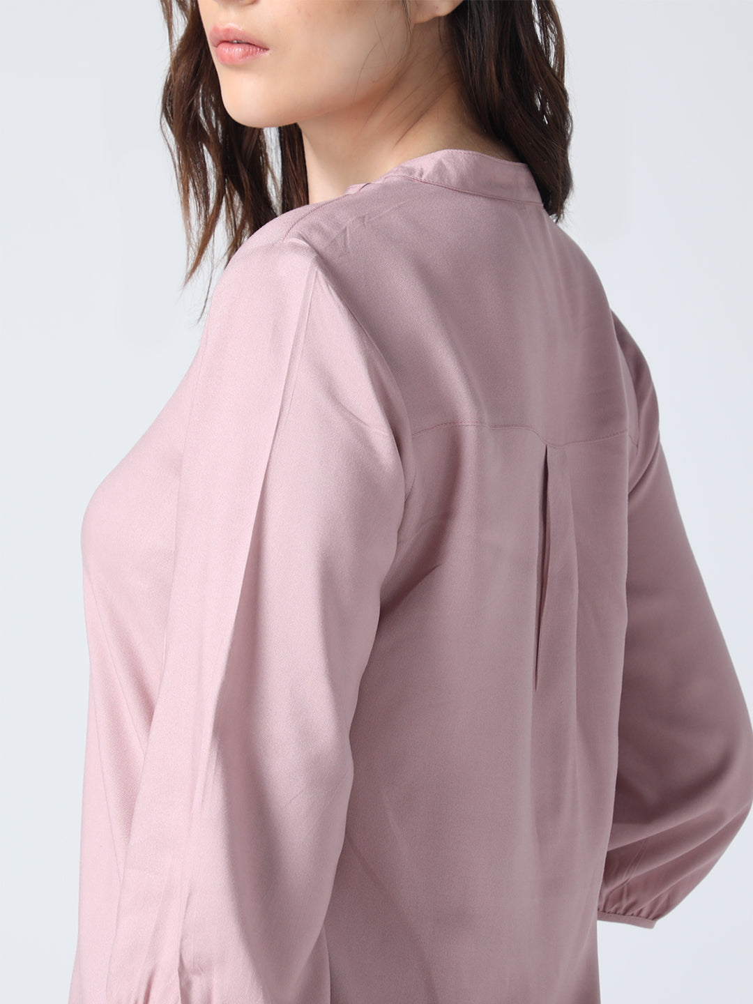 Peach rayon top