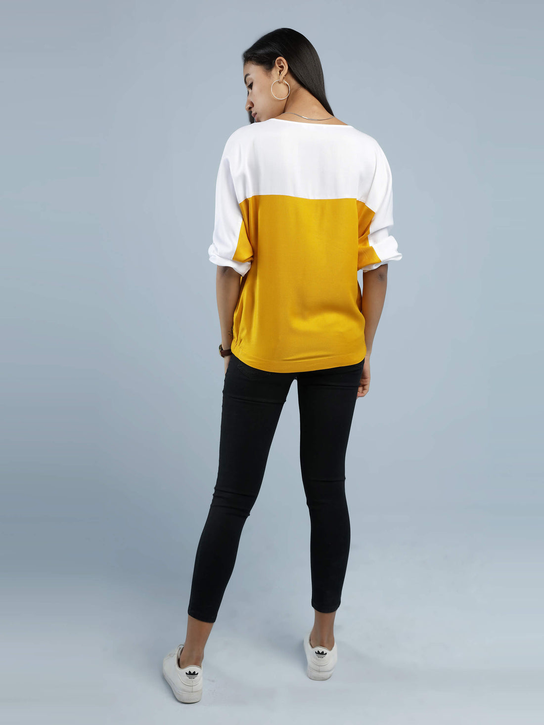 Yellow Batwing Top