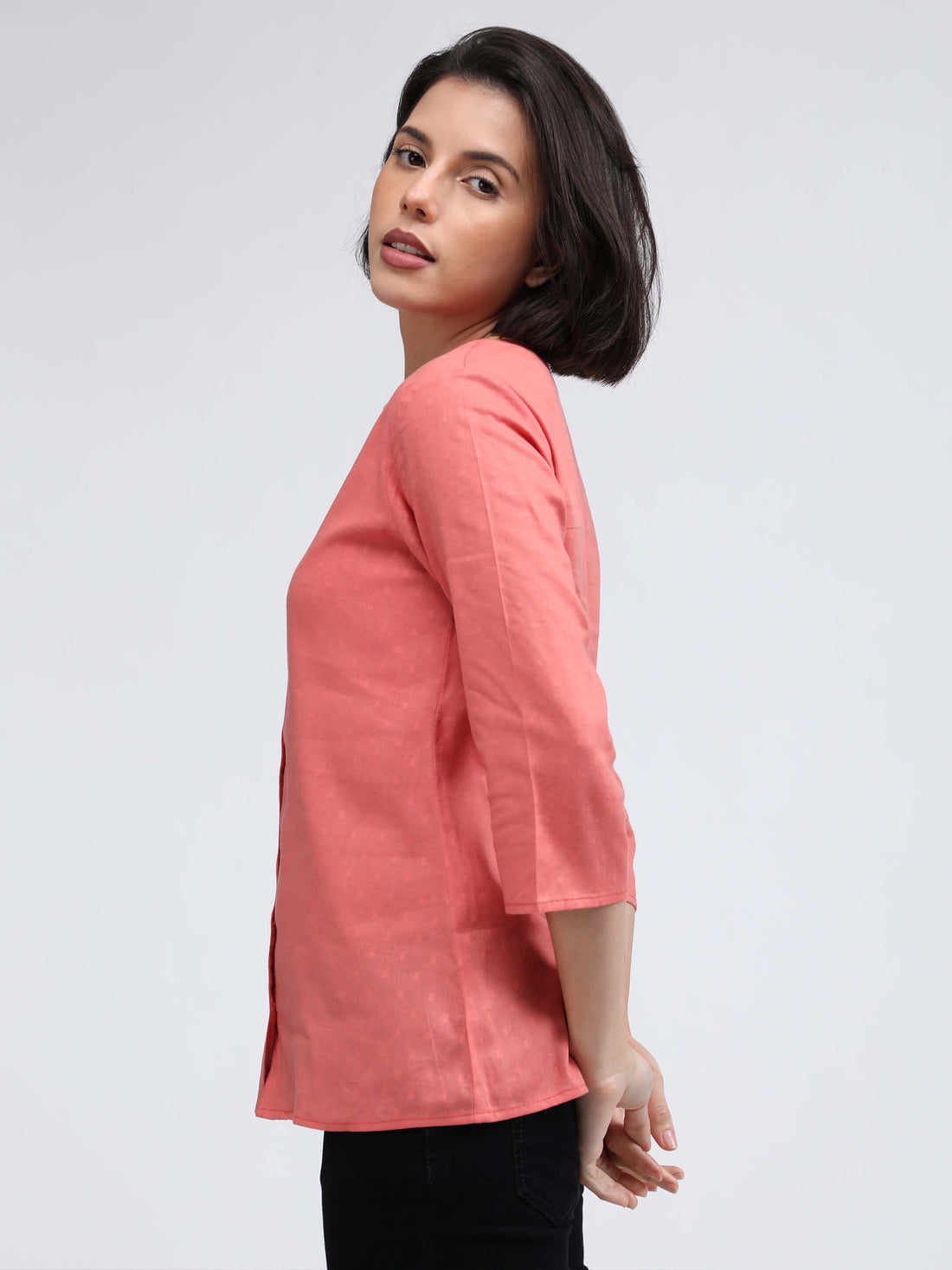 Pink blouse