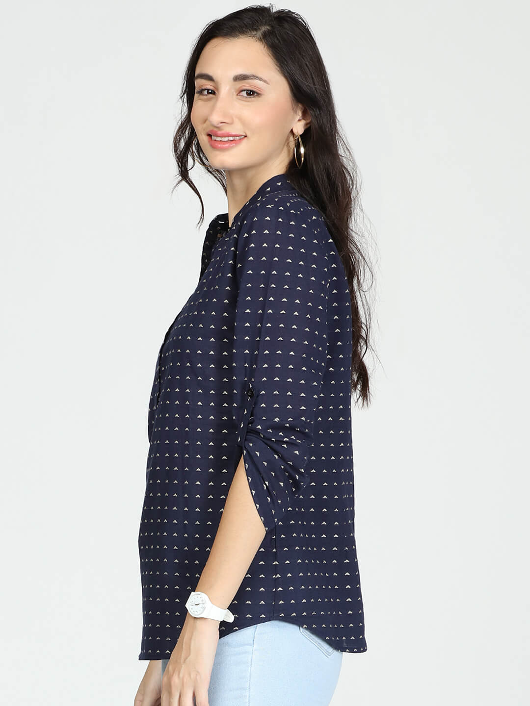 Blue Cotton Top