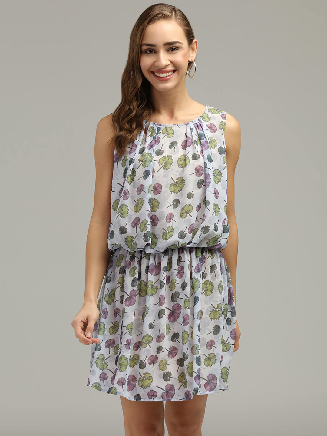 Printed Georgette Dress