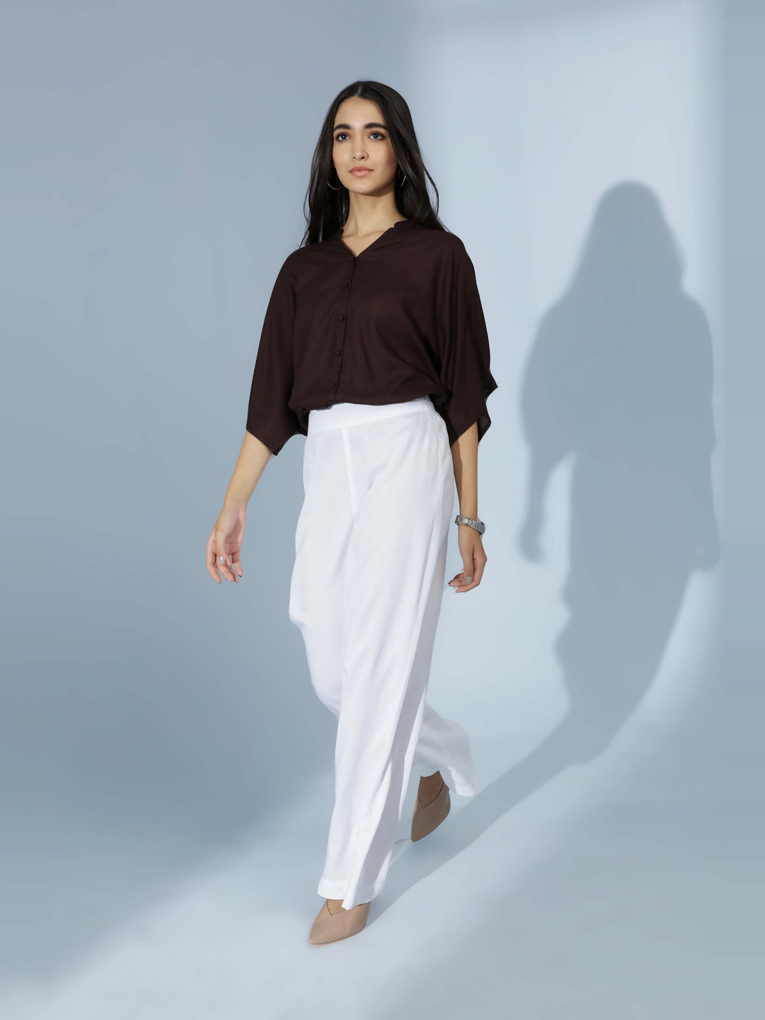 Brown Loose fit Shirt