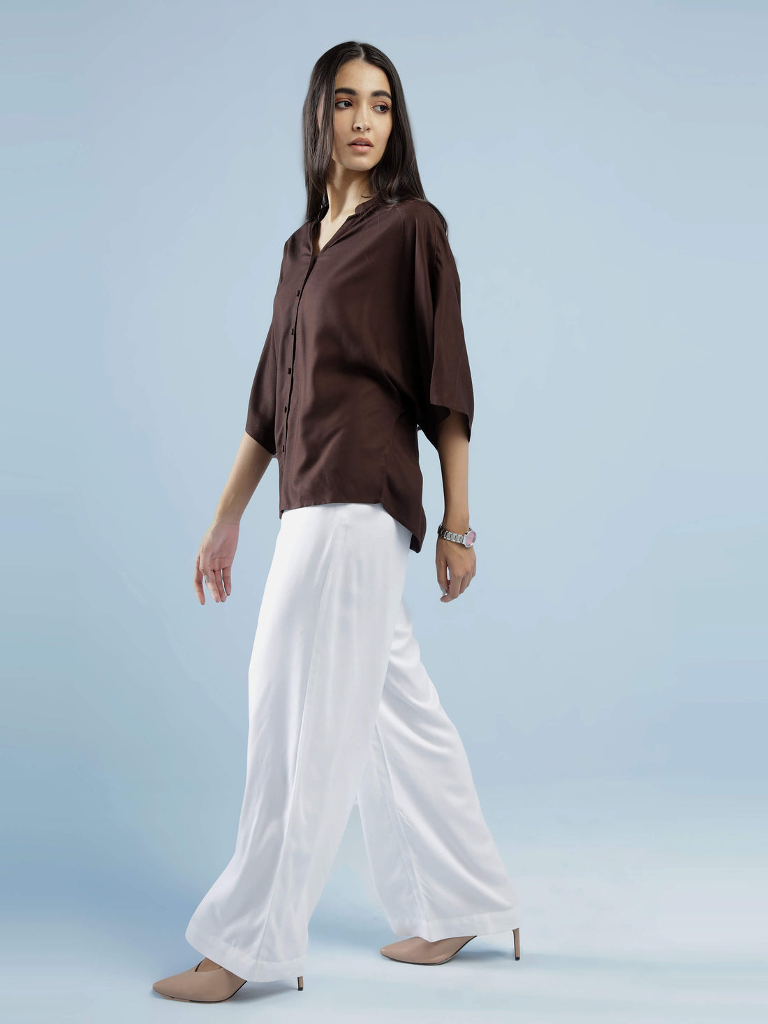 Brown Loose fit Shirt