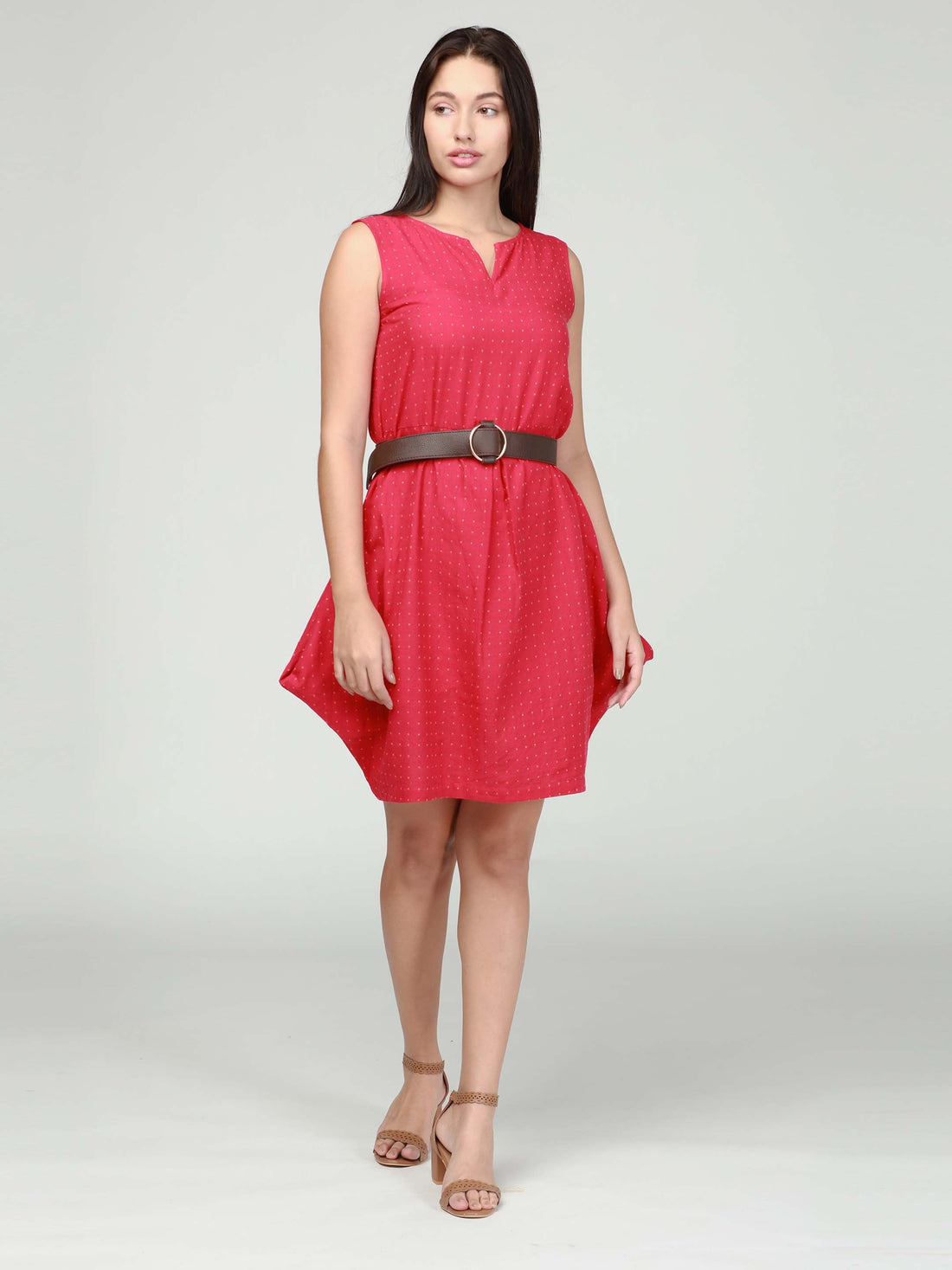 Sleeveless Pink Dress