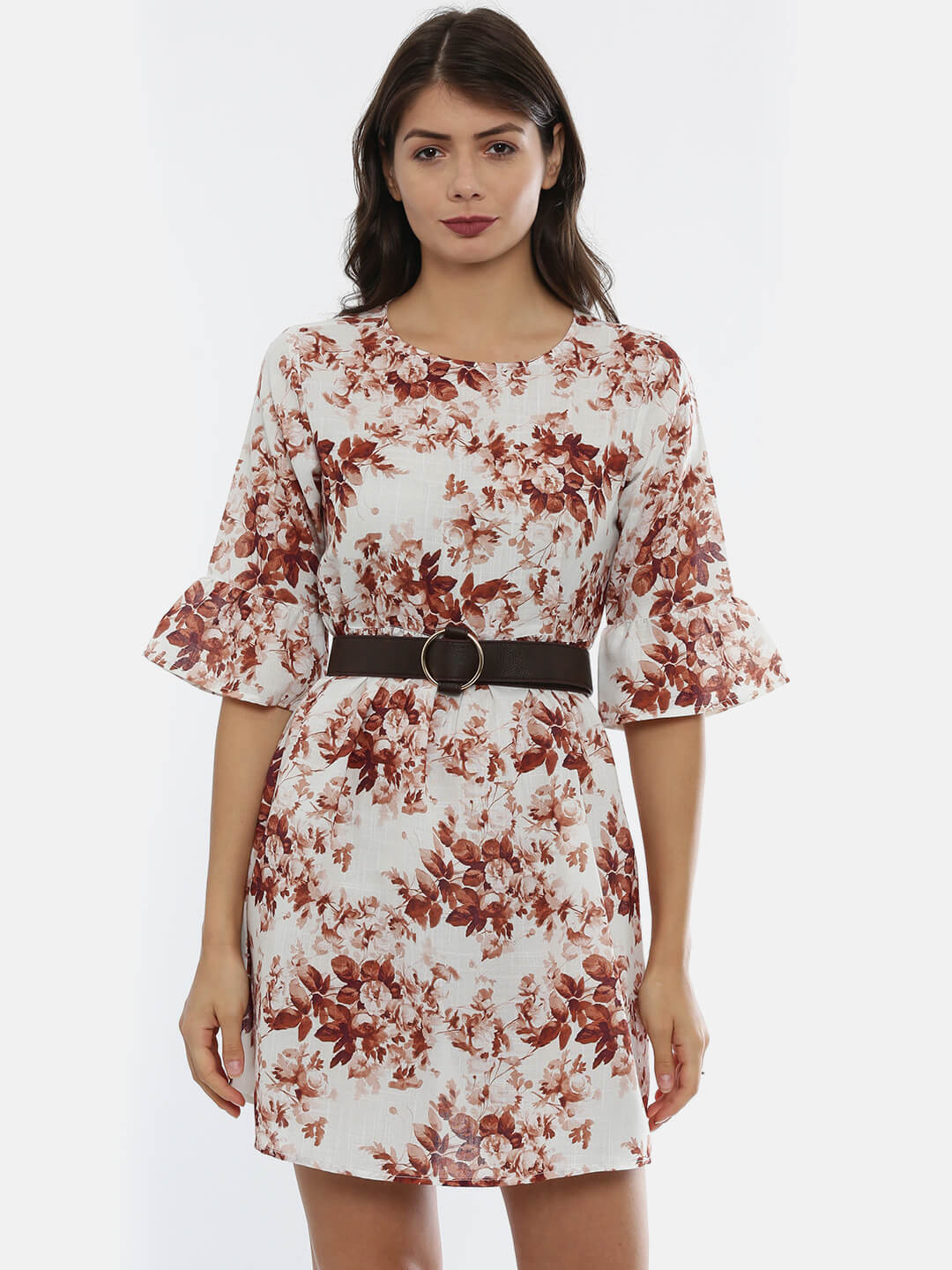 White Floral Dress