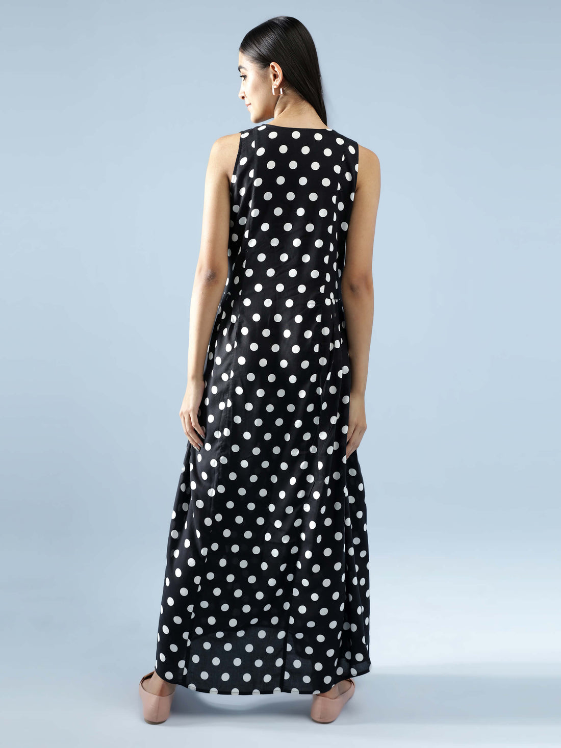 Polka Dots Maxi Dress