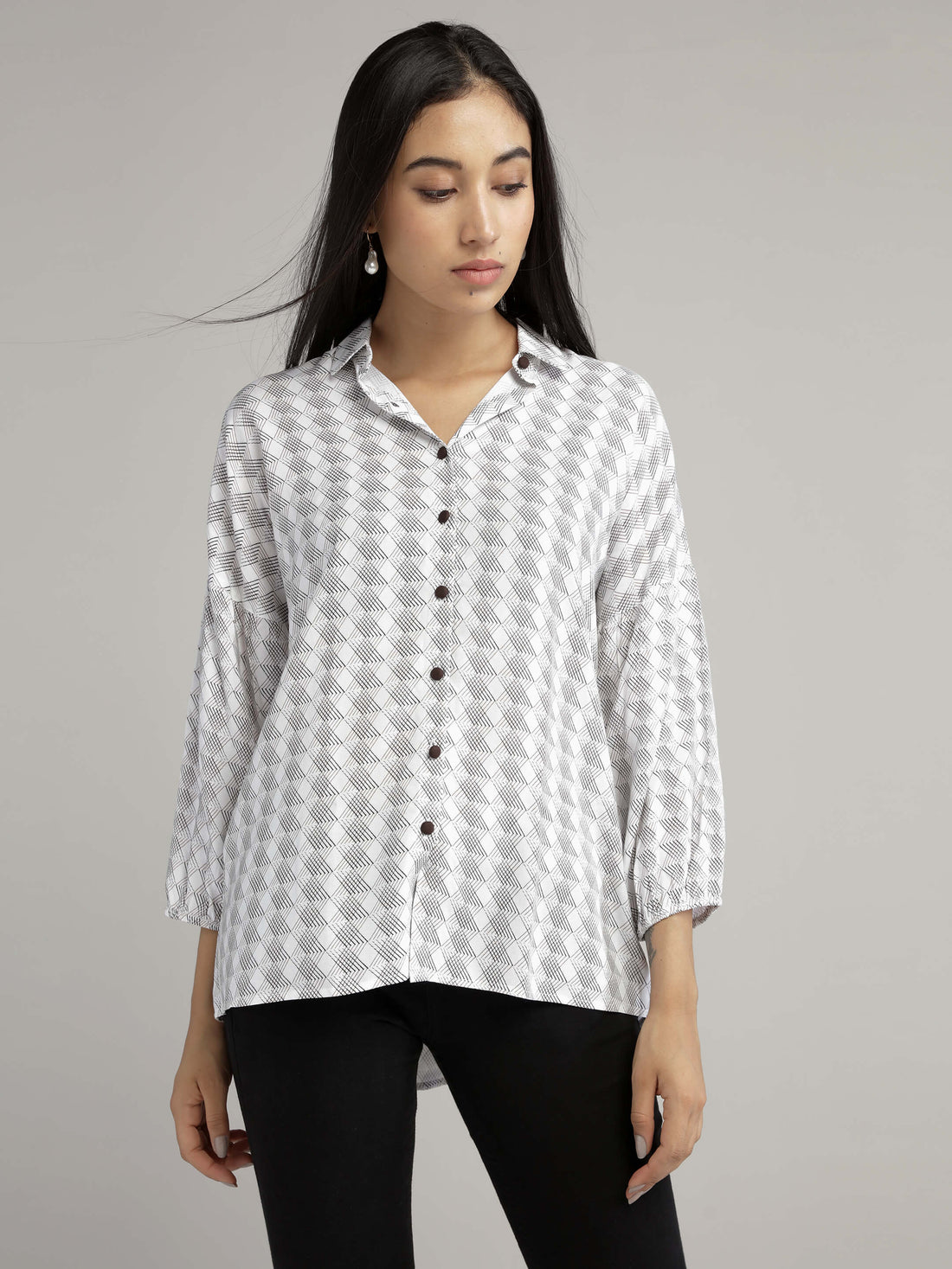 White Loose fit Shirt
