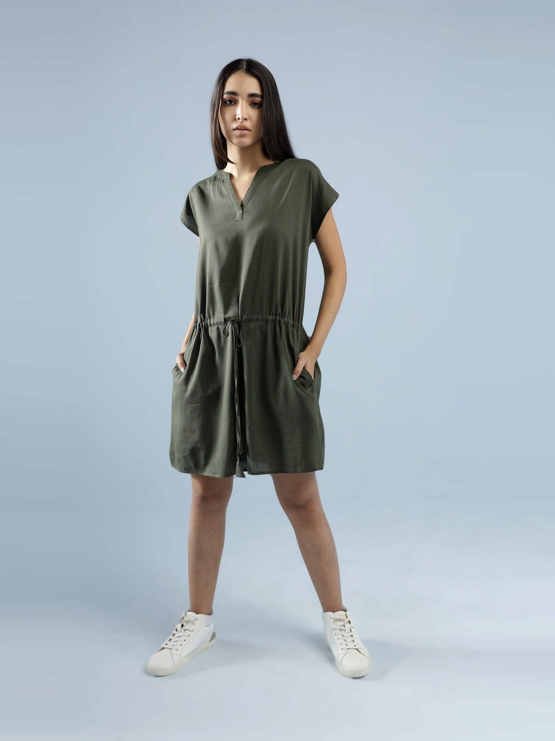 Olive Green  Dress