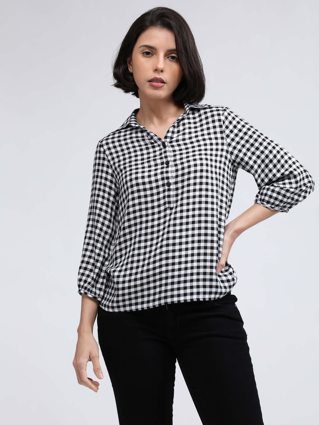 Checkered shirt - B/W
