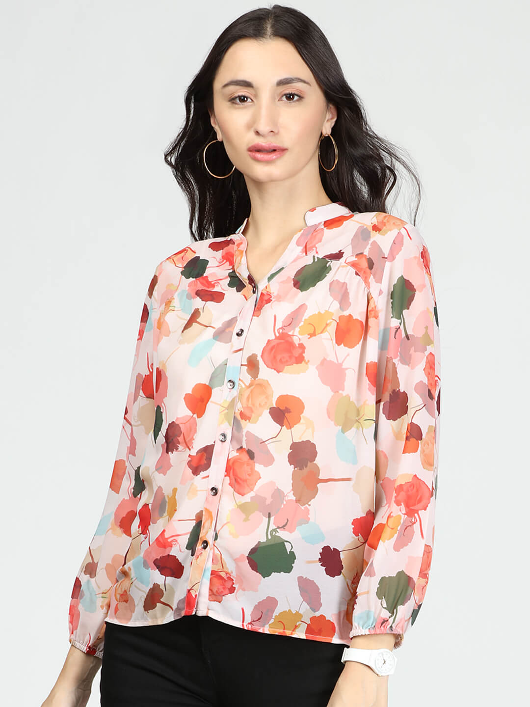 Printed Georgette Shirt