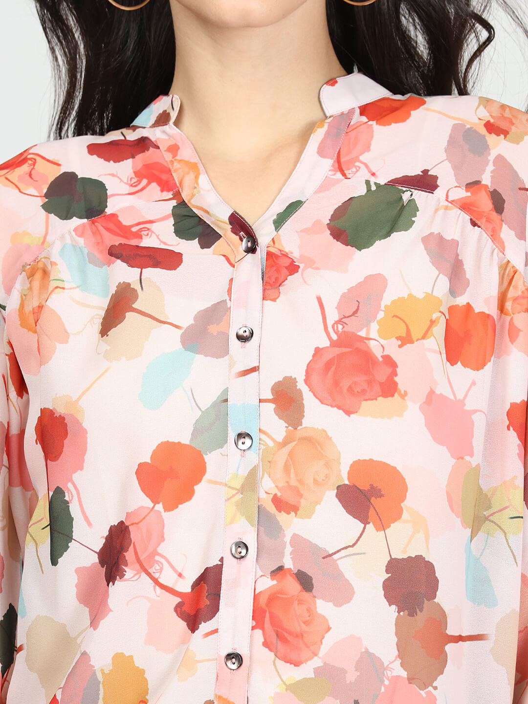 Printed Georgette Shirt